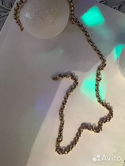 Цепочка золотая мужская 585