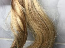 Волосы пшеничный блонд натуральные