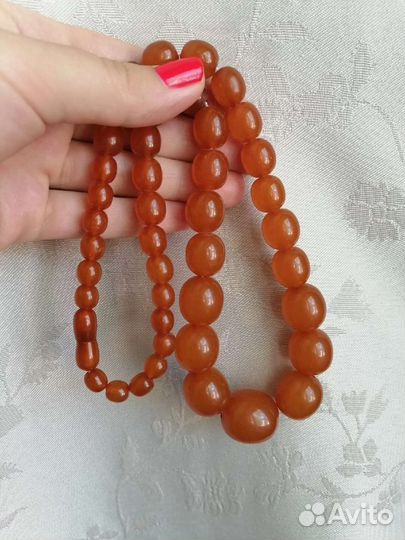 Бусы янтарь СССР