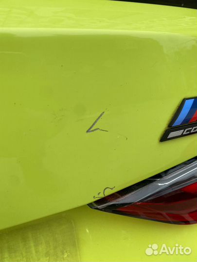 BMW M4 G82 Крышка багажника