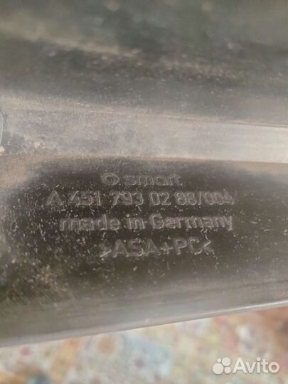 Спойлер крышки багажника smart fortwo 451