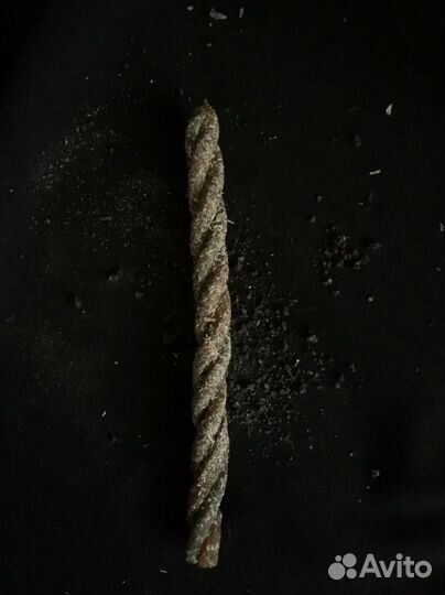 Свечи-скрутки разные из пчелиного воска с травами