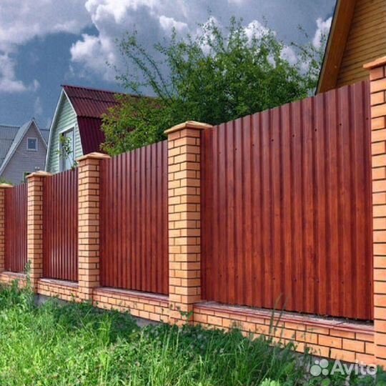 Забор из профлиста от производителя