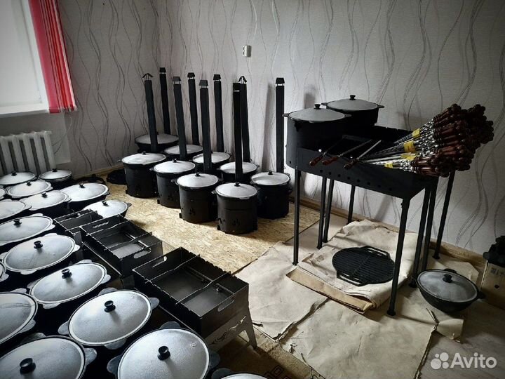 Казан чугунный10л,12л,16л,22л+шумовка в подарок