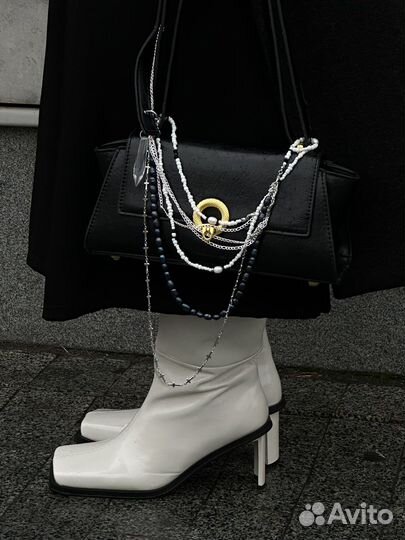 Бодичейн жемчуг, кристалл, цепочка