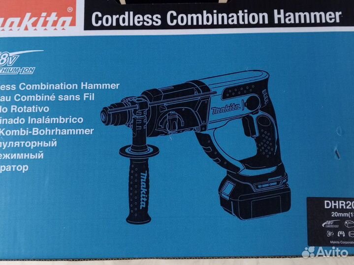 Аккумуляторный перфоратор Makita DHR202RF