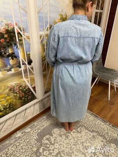 Джинсовое платье