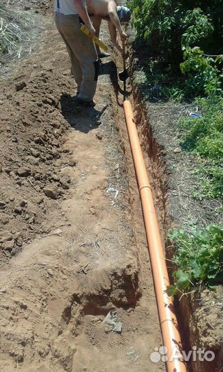 Земленые. Сантехнические работы