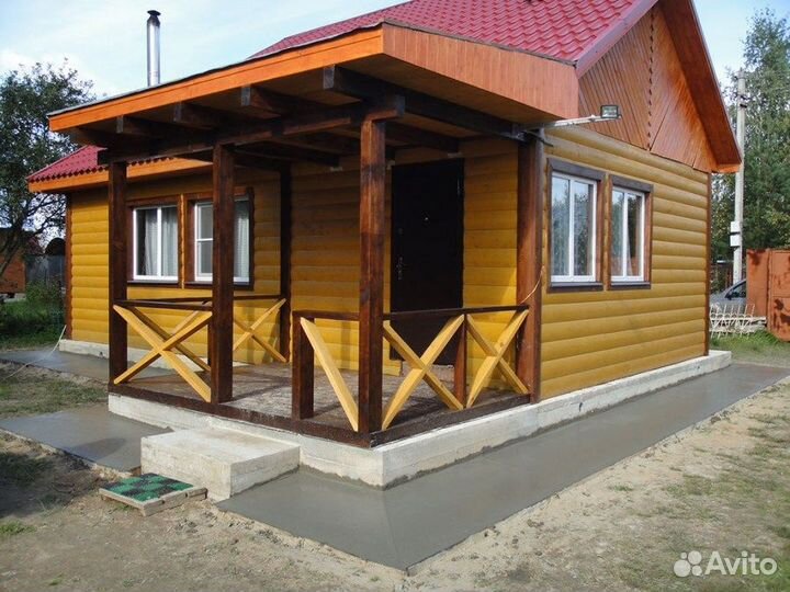 Отмостка, Фундамент, Заезды, площадки, Плитка