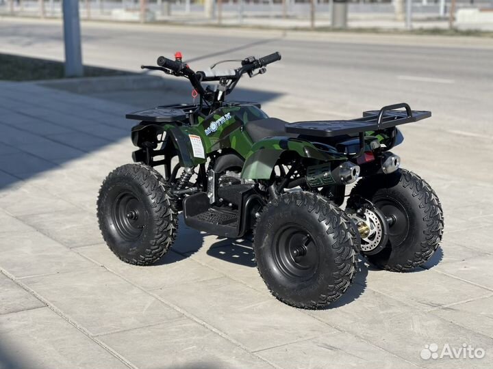 Квадроцикл X-16 бк мех старт зеленый