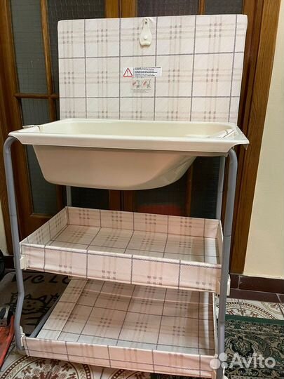 Пеленальный столик с ванночкой Италия Primi Signi