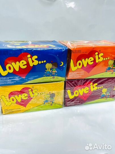 Жвачка Love is (100шт)