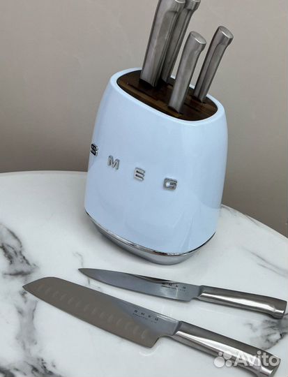 Ножи smeg набор комплект ножей смег