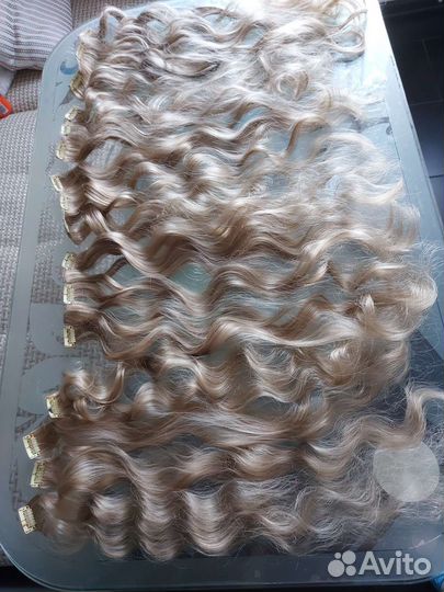 Искусственные волосы на заколках