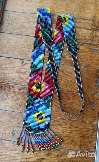 Украшение на шею Гердан Фиалки