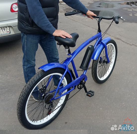 Велосипед электрический 350W GH-32702-2E полуфэт