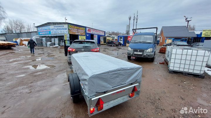 Прицеп 00.002 легковой с тентом 53 см. Кат. Б