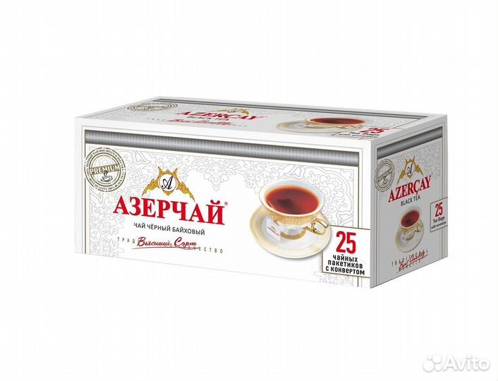 Чай Азерчай Премиум 25 пакетиков