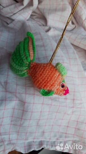 Вязаная рыбка