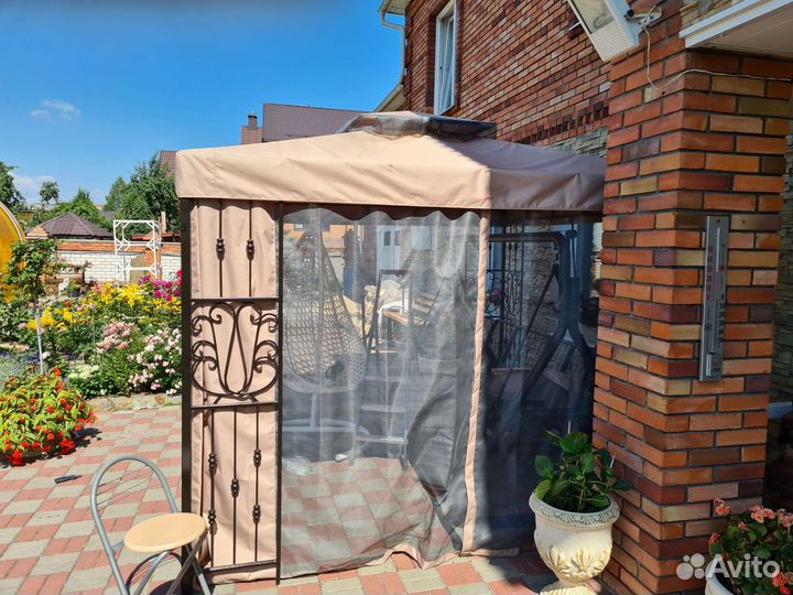 Беседка для дачи металлическая