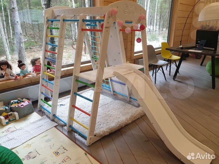 Детский напольный комплекс Салют31-белый