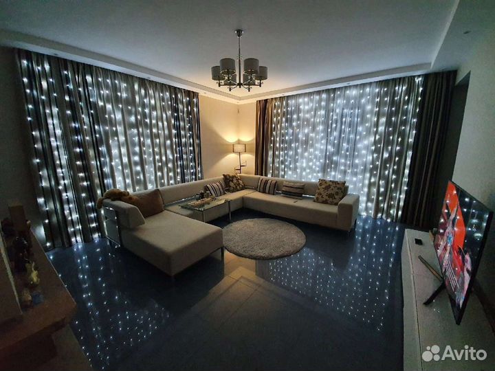 Гирлянда штора занавес