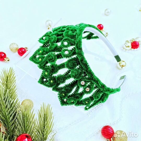 Новогодний ободок 