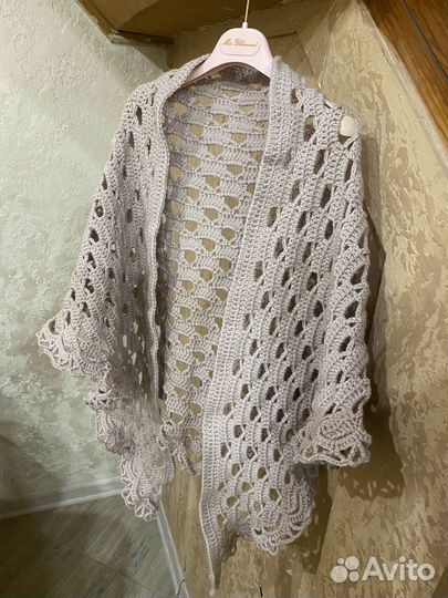 Шаль ручной работы