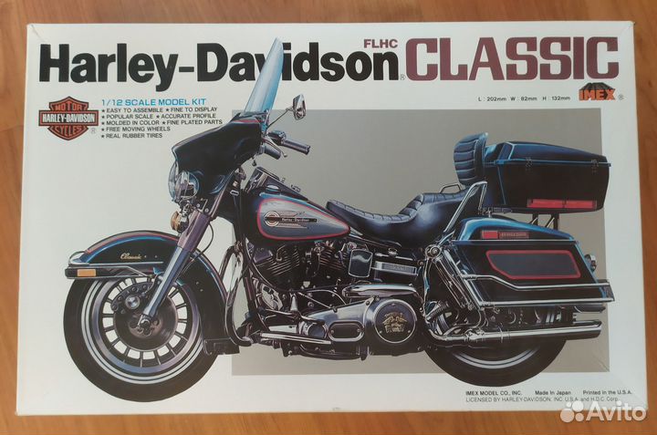 1/12 мотоциклы Harley-Davidson