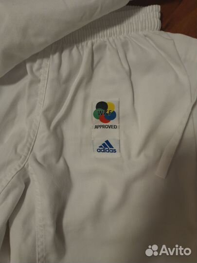 Кимоно Adidas + пояс + защита голени на 150 - 160