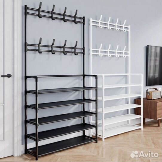 Обувница с вешалкой в призожую