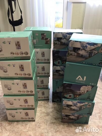 Камера видеонаблюдения WI-FI и камера 4G с SIM 5mp