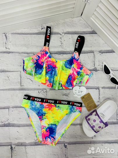 Новый купальник для девочки с защитой