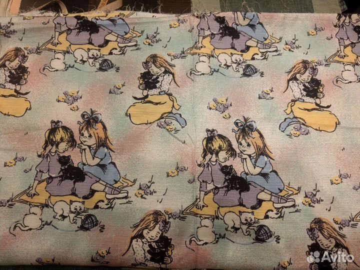 СССР новое, лён, полотенце, ткань