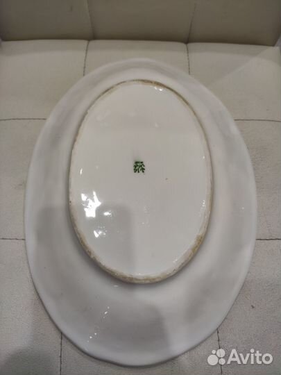 Блюдо зик конаково, 33,5 см, очень красивое