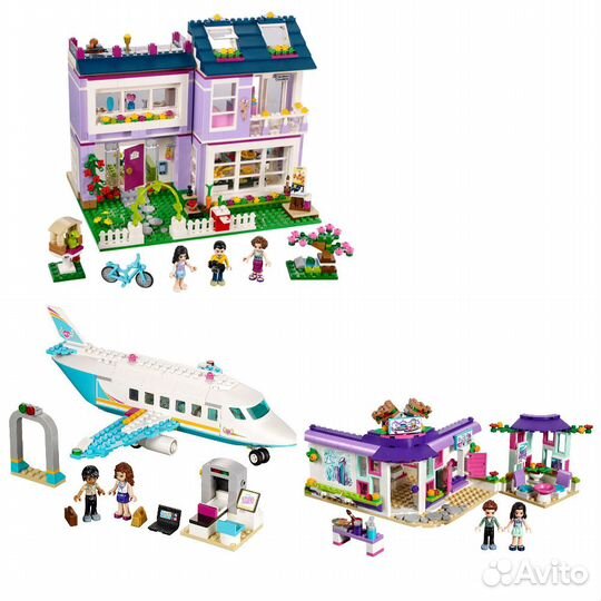 Lego «Дом Эммы»,«Частный самолет», 