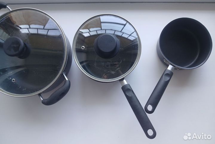 Кастрюли икеа kvallsward IKEA +direkt посуда набор