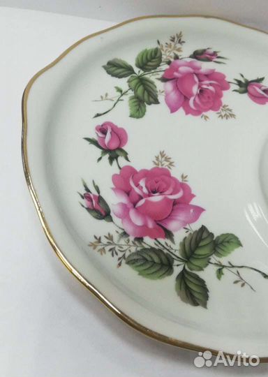 Чайная пара Дулево, роза