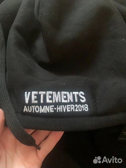 Худи vetements metall tour