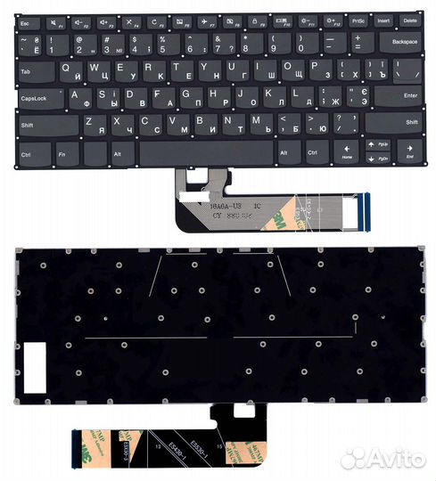 Клавиатура для Lenovo Ideapad 530S-14ARR черная