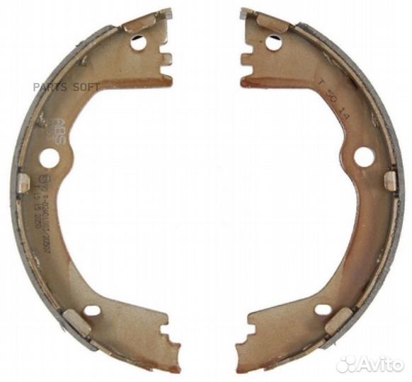 ABS 9363 Колодки тормозные задние барабанные