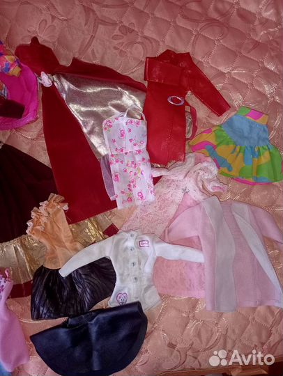 Одежда для барби лот вещей