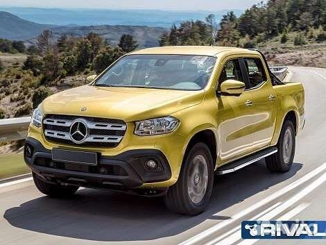 Подножки пороги Mercedes-Benz X-Class 2017