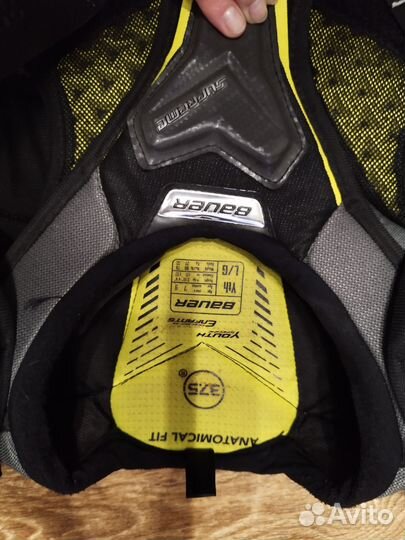 Нагрудник хоккейный детский Bauer 1s р-р yth l
