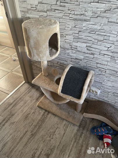 Домик для кота с когтеточкой