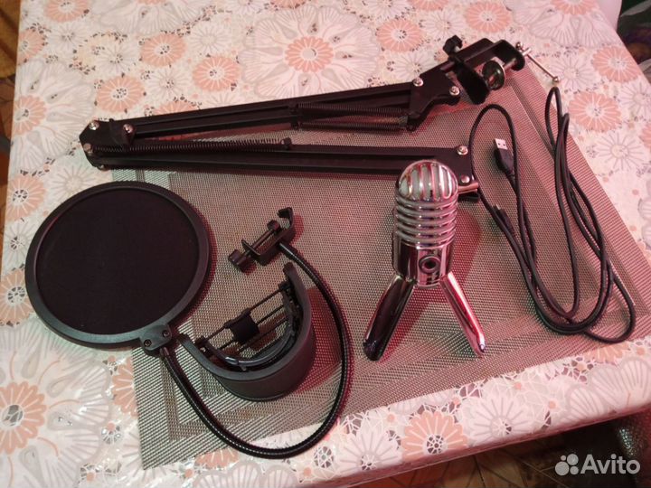 Микрофон Samson Meteor mic и комплектующие
