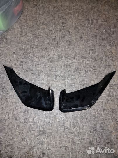 Накладки переднего бампера KIA cerato 4 рестайлинг