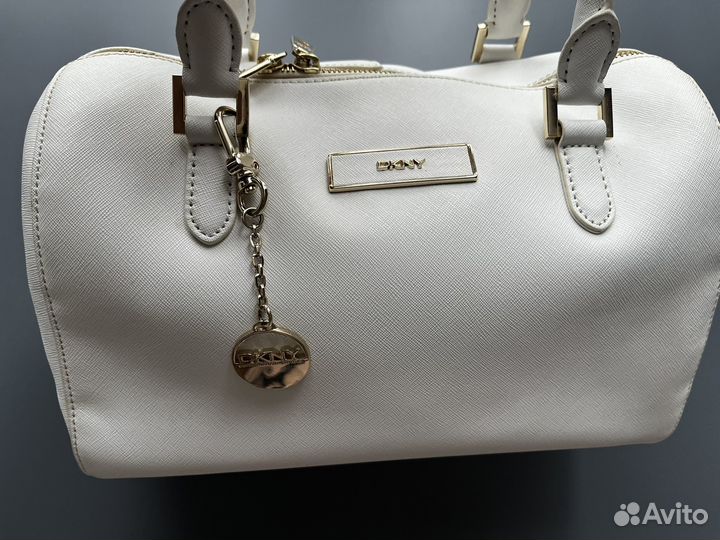 Сумка натуральная кожа dkny