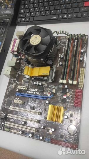 LGA775 asus P5P43TD, 8GB DDR3, core 2 duo E6750