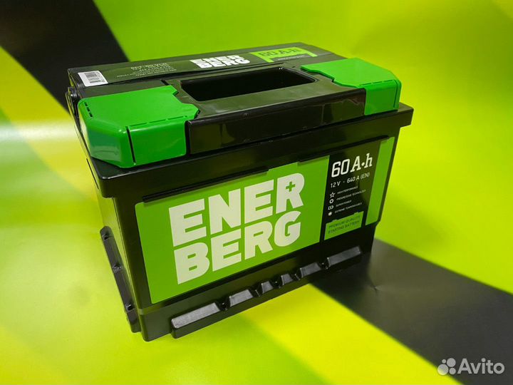 Аккумулятор Enerberg 60 ач 640а Низкий